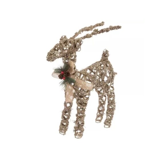 Hobby Lobby Other - New 1 Christmas Reindeer Figurines 19” Standing Holiday Decorations